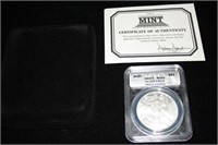 2009 Silver Eagle Dollar Coin ANACS-MS69