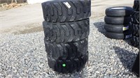 4 Unused 14-17.5 extra wall tires