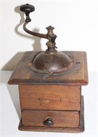 small antique coffee grinder