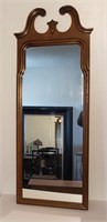 vintage Thomasville walnut mirror