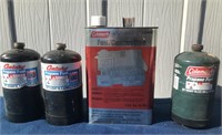 Propane Bottles and Coleman Fuel- Some in all
