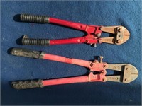 2 Pairs of Bolt Cutters