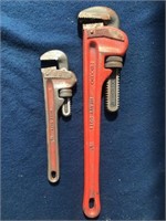 18" and 10" Pipe Wrench