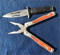 Multi Tool and Fixed Blade Knife