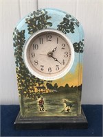 Golfers Clock- 11" Tall