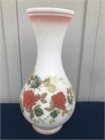 Vintage Floral Vase- 14" Tall