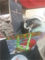 Christmas gift bag with a new Figure 8 scarf