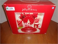 Tracy Jolly Ol Snowy Dishes Set of 4