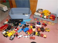 Tote of Toy Trucks,