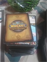 Stack of World of Warcraft trading cards
