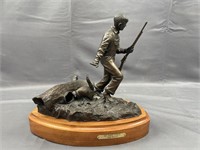 Signed Cody Houston Sculpture, "He Shot First"