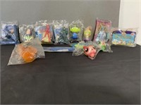 Assortment of promotional toys from McDonalds