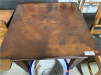 Square Occasional Table, With Inlaid Style Design