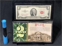 1953 Red Seal $2.00 Bill