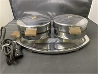 Vintage Dominion double waffle maker
