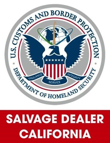 U.S. Customs & Border Protection (Salvage) 12/6/2021 Cali