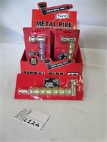 12 NEW METAL PIPES