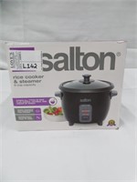 SALTON ELECTRIC RIC COOKER / STEAMER 6 CUP