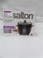 SALTON 6 CUP ELECTRIC RICE COOKER / STEAMER