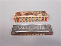 Valencia US Zone Germany Harmonica w/ Box