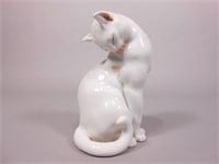 Porcelain Cat Figurine Made in Austria