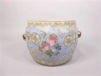 Chinse Decorated Pot with Flowers