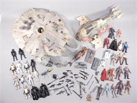 Large Star Wars Figure and Vehicle Grouping