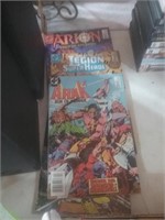 Group of action comic books including Legion