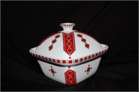 NEW - Small Ukrainian Porcelain Casserole/