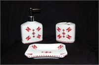 NEW - Ukrainian Porcelain Lotion Dispenser/