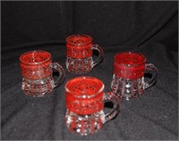 NEW - Set of 4 Ukrainian Shot Glasses