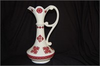 Ukrainian Ceramic Vase/Water Pitcher (12" tall)
