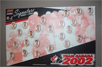 Team Canada 2002 Signature Series Team Photos