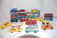 17 Corgi Die Cast Vehicles (Trucks, Cars,