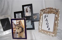 4 in 1 Frame (5" x 7") Pearly effect Frame, Ruffle