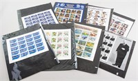 8 Sheet Uncut Stamps