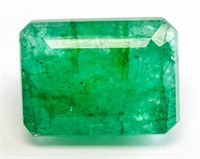 15.68ct Octagonal Cut Green Natural Emerald IGL&I