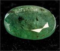 2.40ct Oval Cut Green Natural Emerald IDT