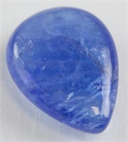 3.43ct Pear Cut Blue Natural Tanzanite ITLGR