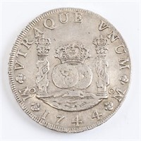 Mexico 8 Reales Felipe V Coin