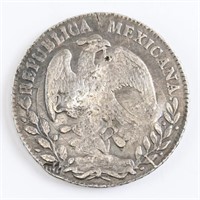 Mexican 8 Reales 1883 Coin
