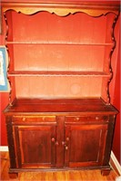 2 Part Softwood Open Hutch Cupboard