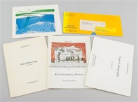 Five David Hockney Pamphlets