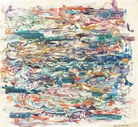 American Oil on Canvas Signed Joan Mitchell