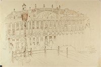 Michael Jacques US Sketch Royal Palace of Brussels