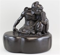 Chinese Wood Carved Lohan