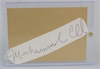 Signed "Muhammad Ali" Autograph COA