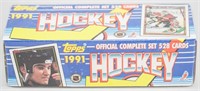 1991 Topps Hockey Official Complete Set Box