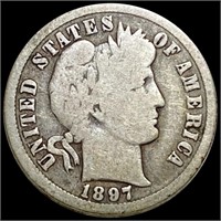 1897-O Barber Silver Dime NICELY CIRCULATED