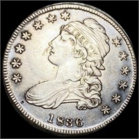 1836 Capped Bust Half Dollar NEARLY UNC